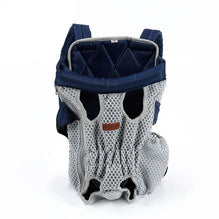 Pet dog carrying backpack