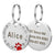 Puppy Cat ID Tag Engraved