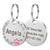 Puppy Cat ID Tag Engraved